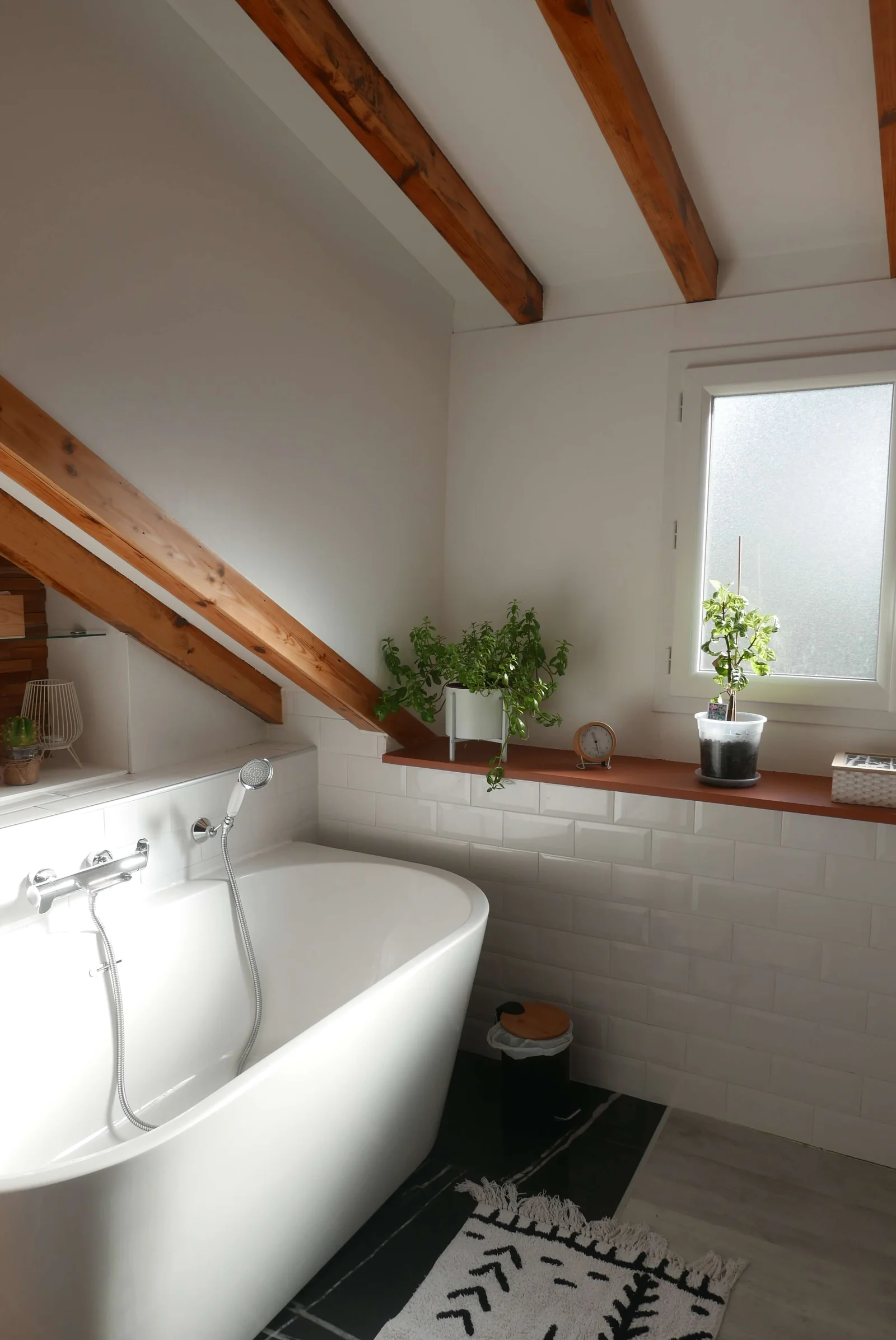 Salle de bain rénovée à Anglet, réalisation de Benjamin Gonzalez
